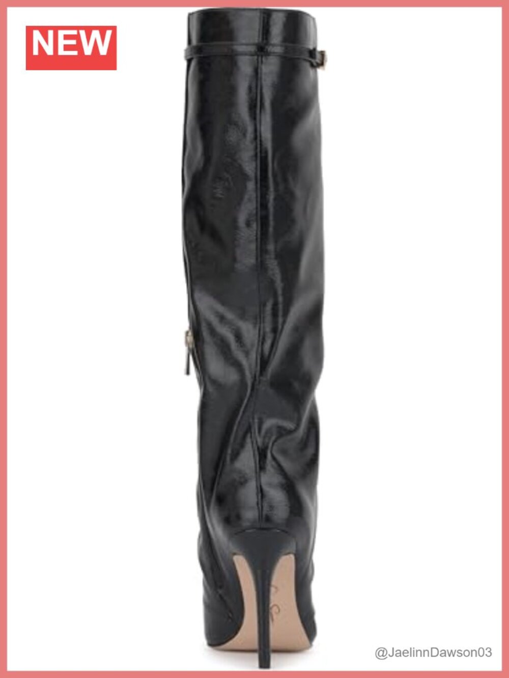 Jessica Simpson Paeril Faux Leather Wide Calf Knee High Stiletto Boot - Picture 2 of 6